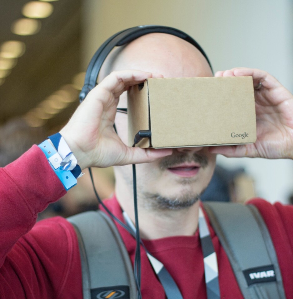 Peering into the looking glass, with the newest version of Google Cardboard