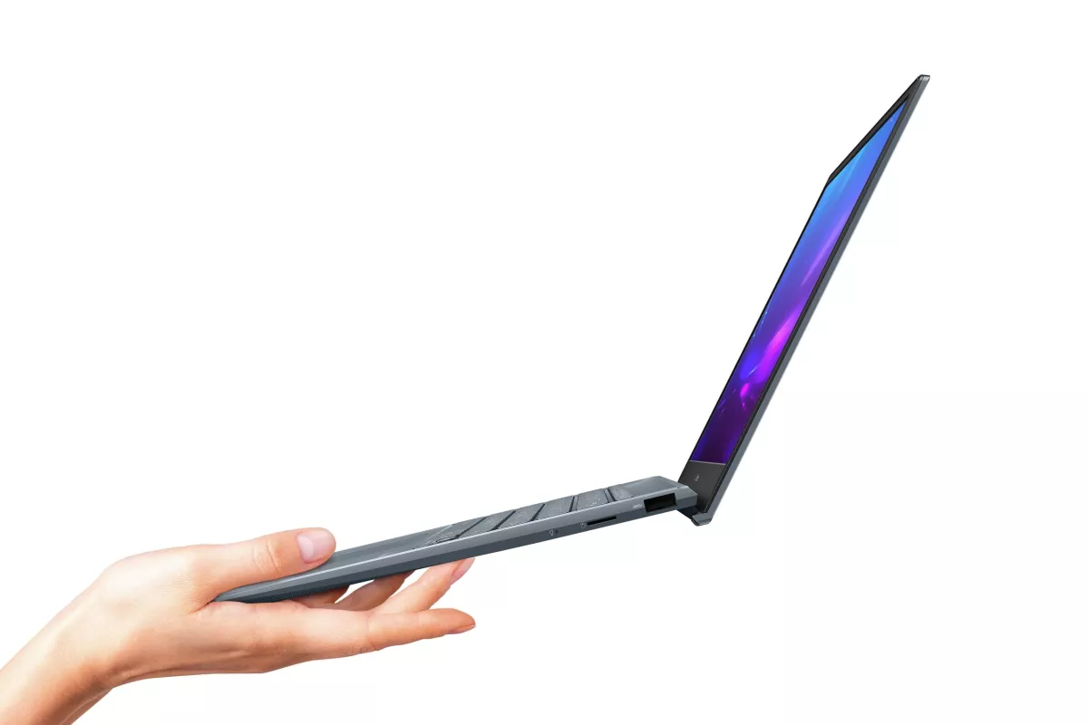 The ZenBook 13 OLED weighs in at 2.45 lb