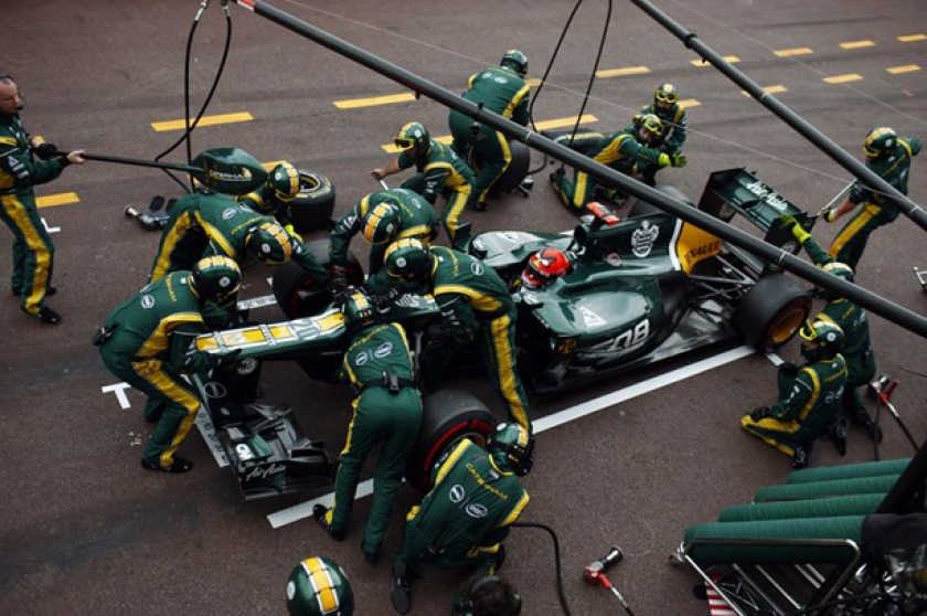 Caterham's F1 team