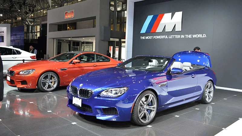 BMW M6 convertible at New York show