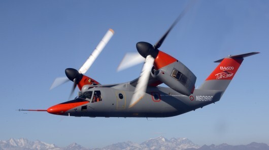 Civilian version of the tilt-rotor concept - AgustaWestland AW609