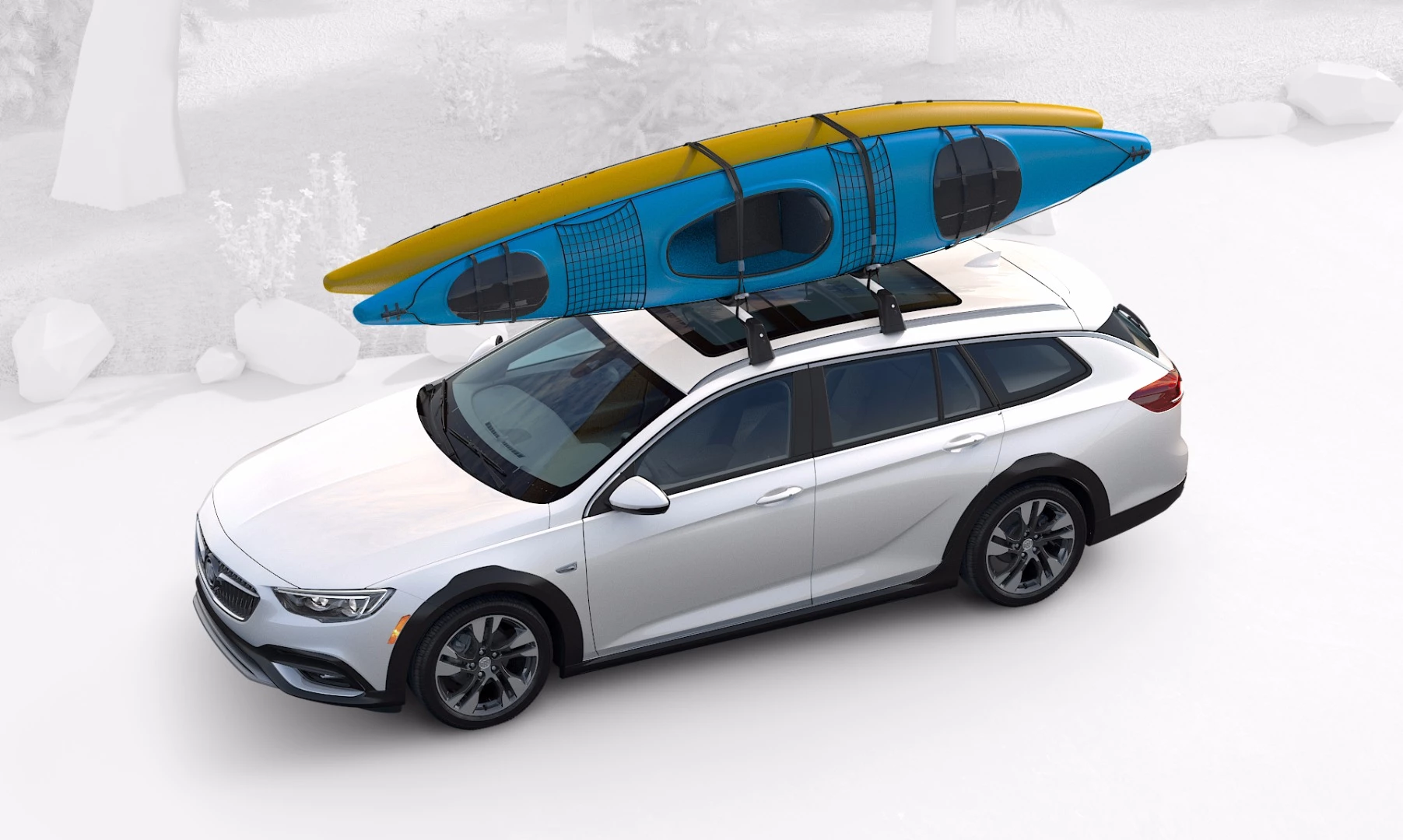 The Buick Regal TourX, complete in weekend explorer getup