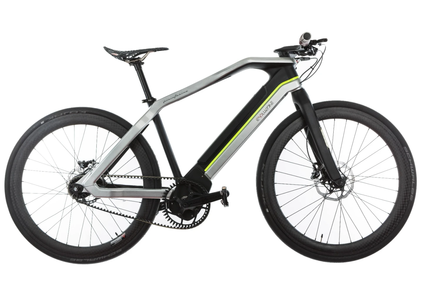 Pininfarina designed the Evoluzione with help from the e-bike experts at Diavelo