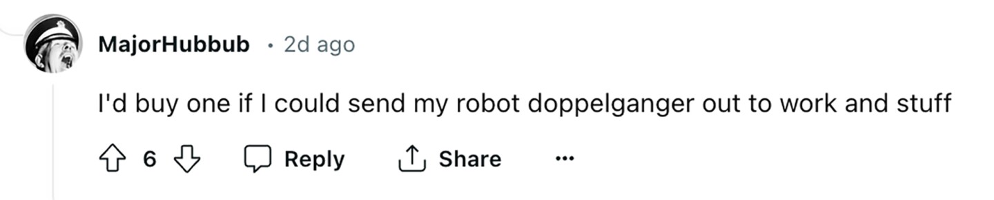 Um exemplo da discussão do subreddit r/Futurology gerada pelo anúncio H2O da CMU