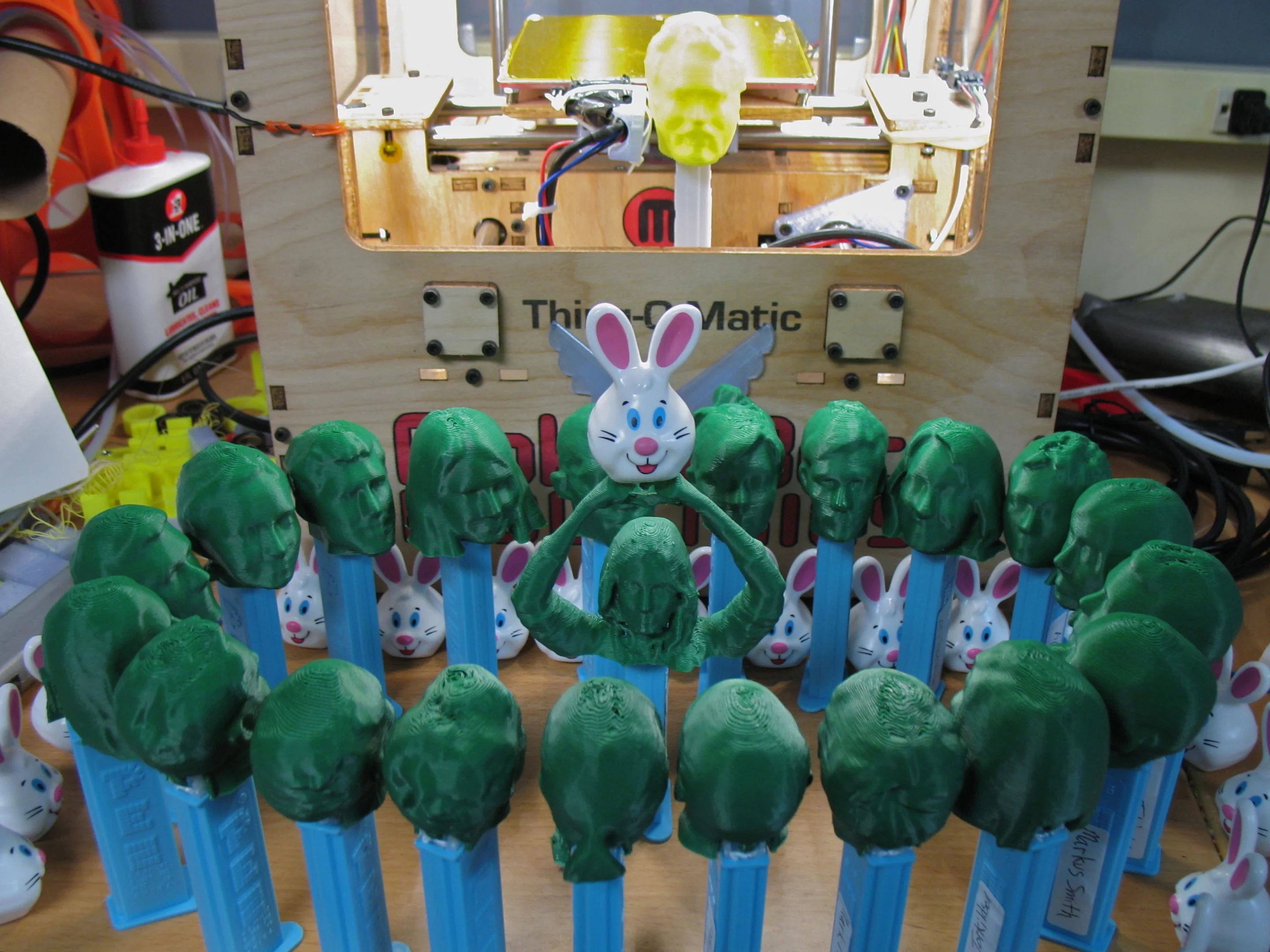 A 3D-printing enthusiast named Tony Buser had previously made an impressive batch of personalized Pez dispensers, so Hot Pop Factory set to work using some similar methods