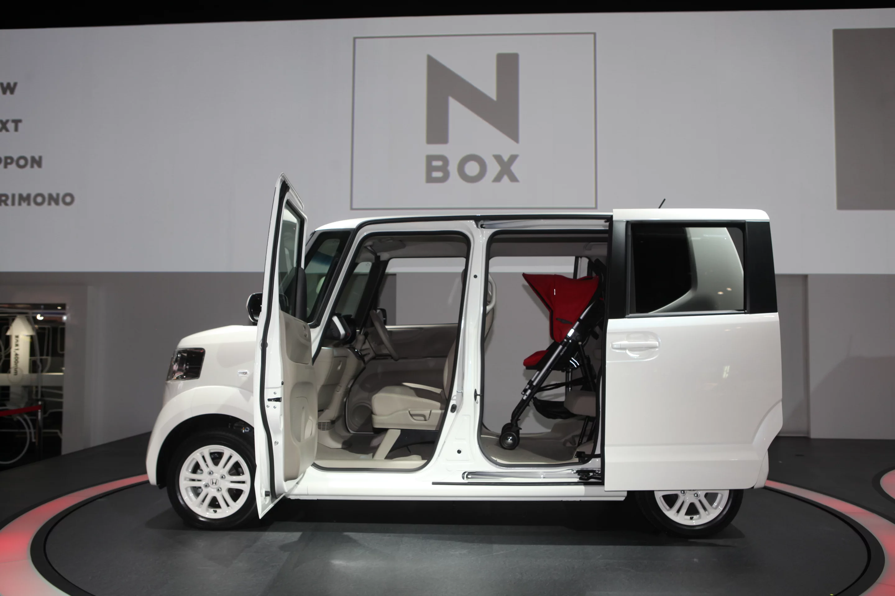 The N Box was designed to take maximum advantage of Japan's Kei car regs (from "kei-jidosha" - 'light automobile'), a uniquely Japanese phenomena which began as a tax and insurance break stimulus for the local car industry post WWII and has been maintained with a wise eye on the future.
