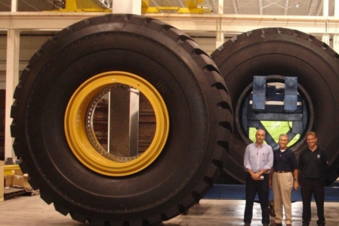 The world’s biggest production tire the 63inch Titan