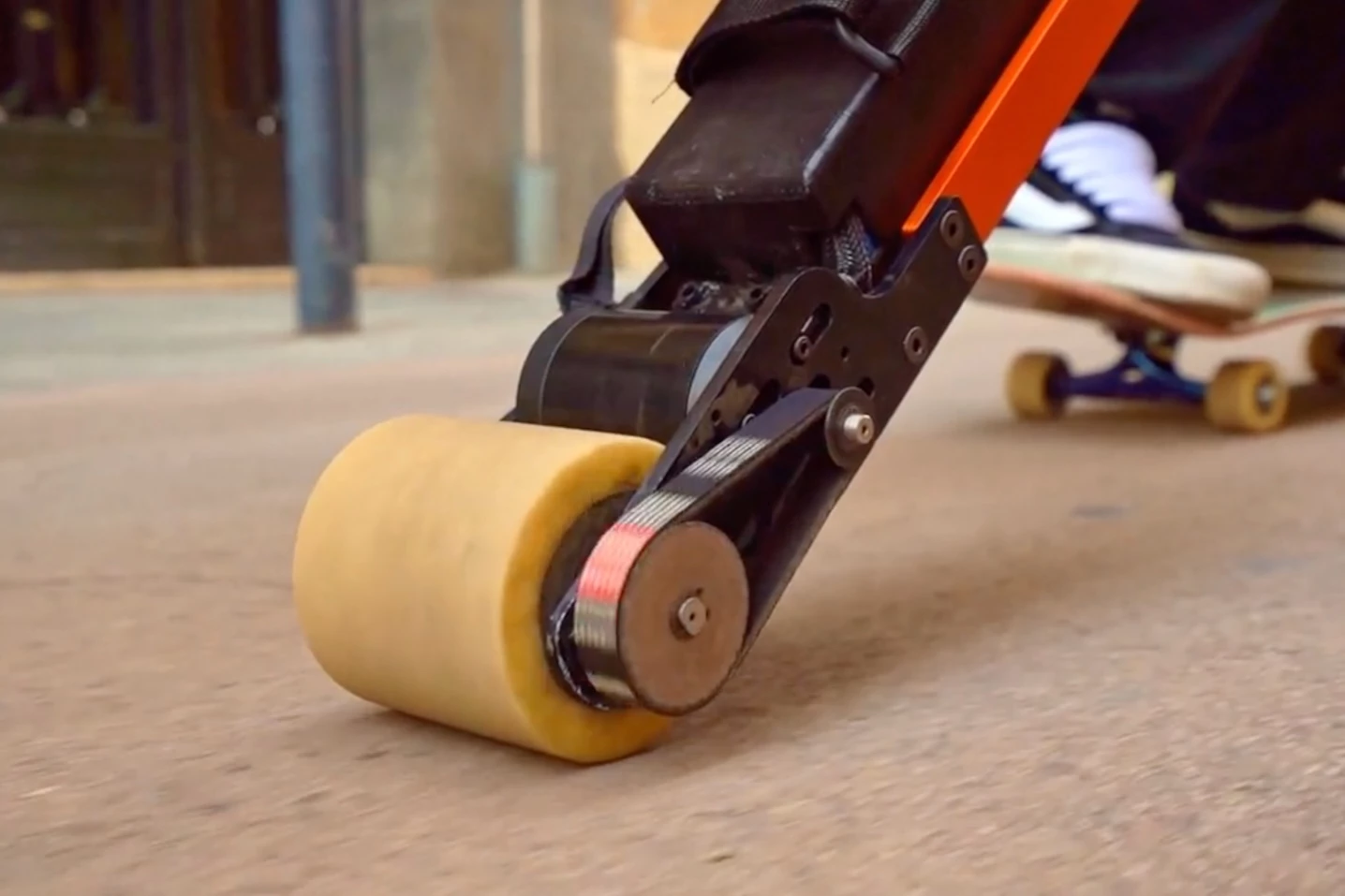 A close look at the drive mechanism