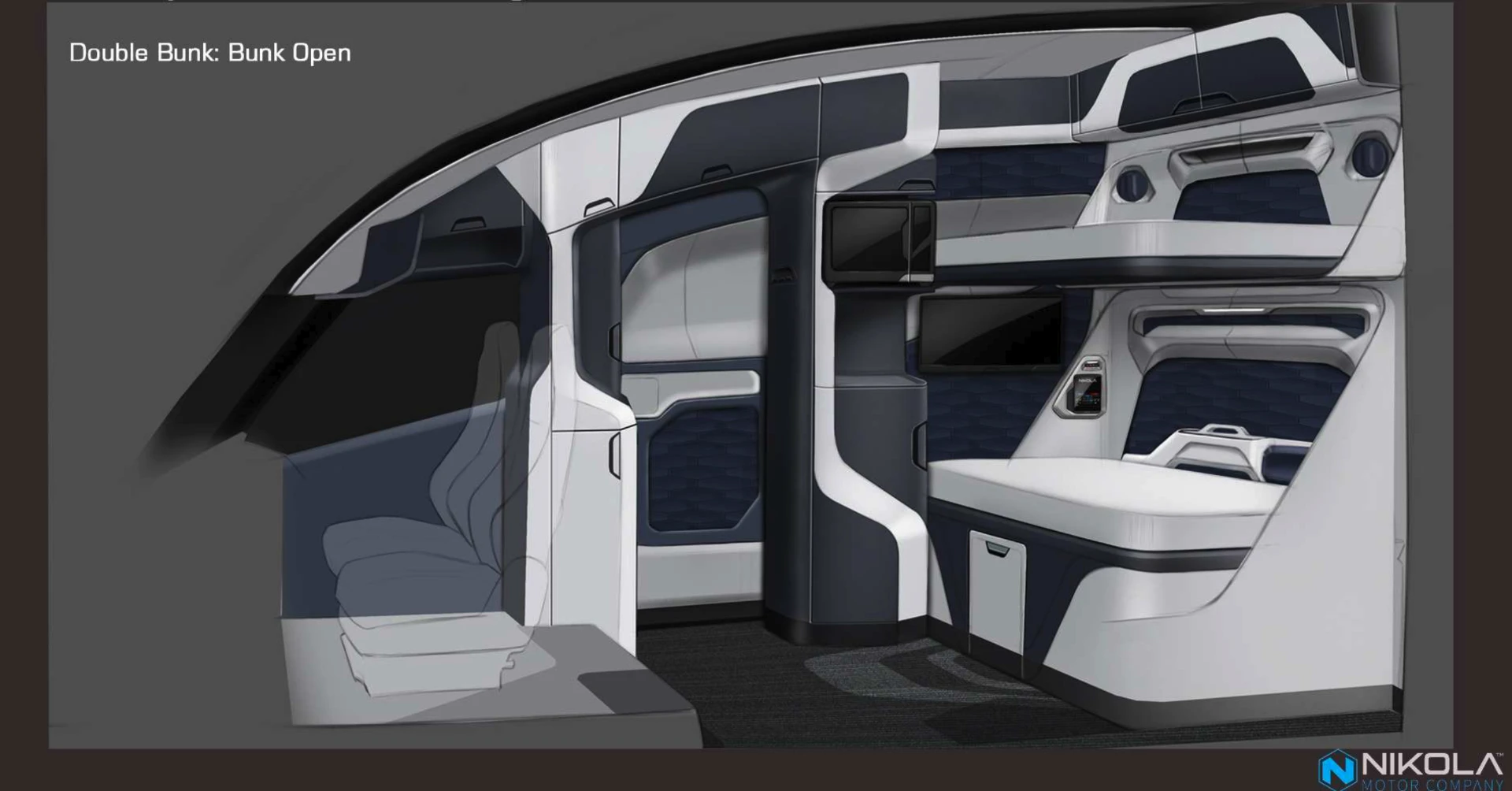 The One sleeper compartment with two bunks