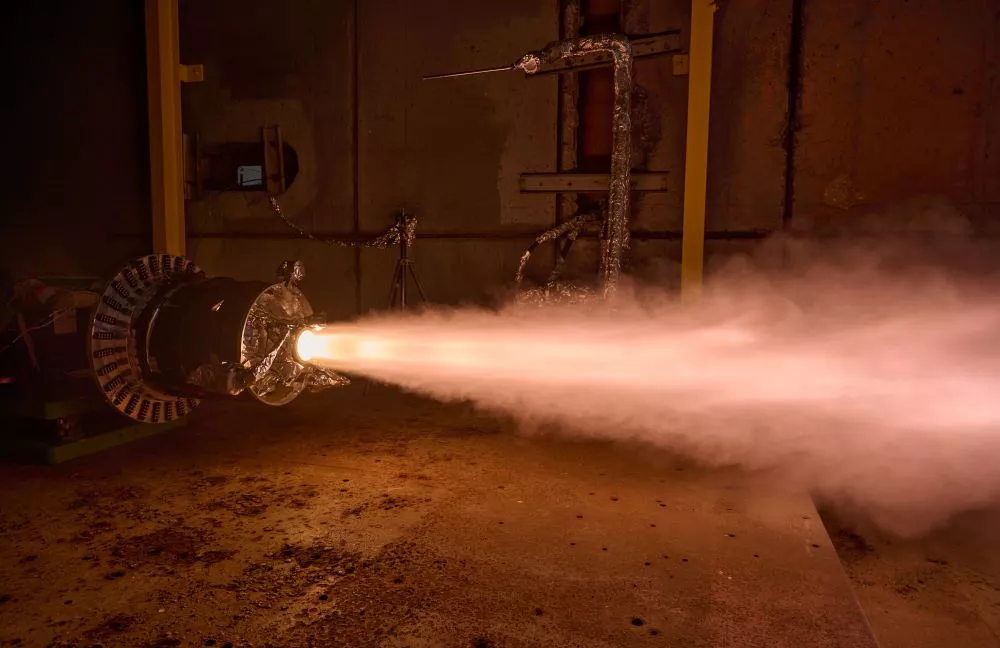 Northrop Grumman tests Mars rocket motor for sample return