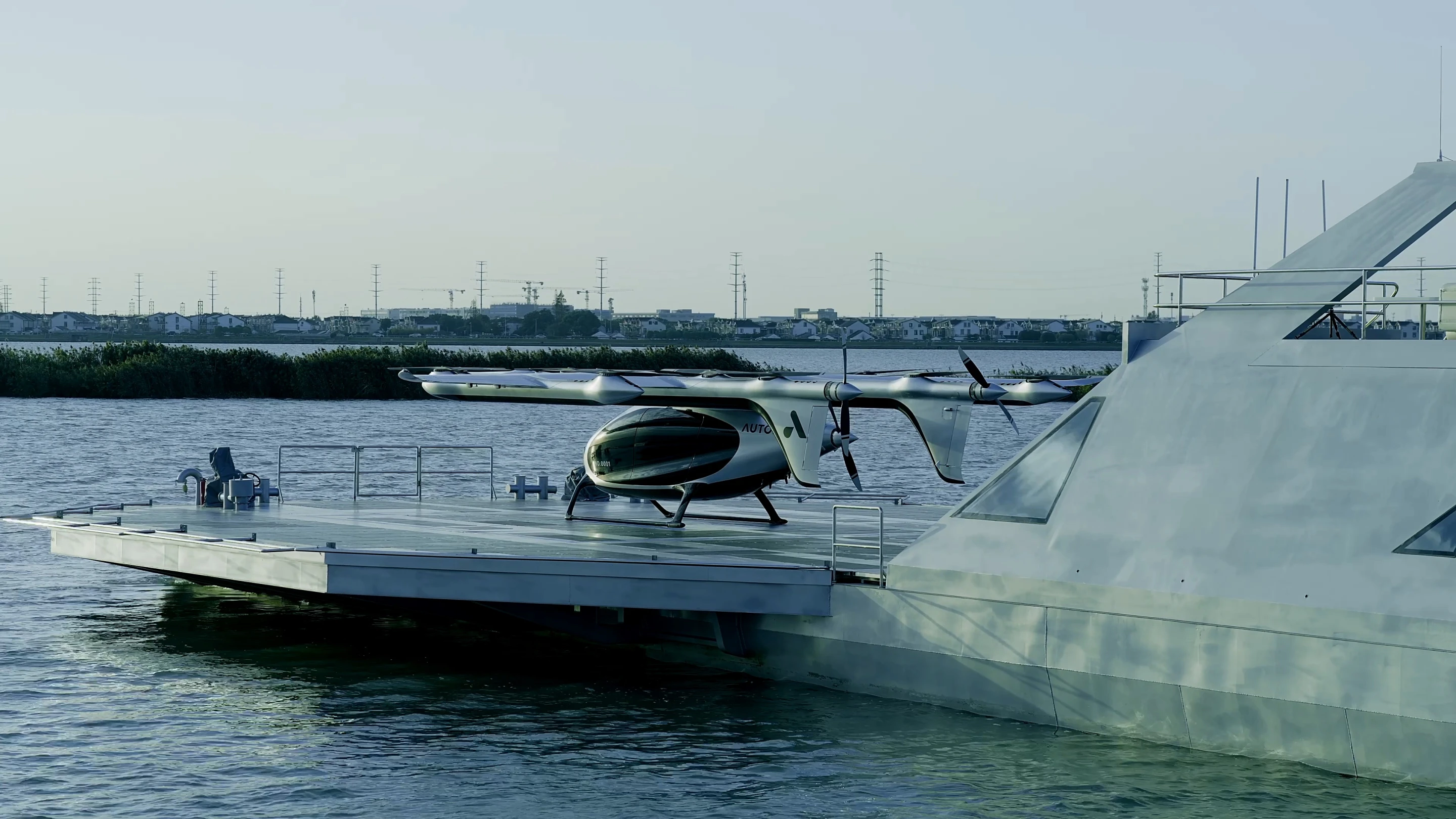 Mobile Vertiport AutoFlight s Solar Barge For EVTOLs mobile-vertiport-autoflight-s-solar-barge-for-evtols