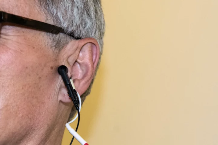 A new type of therapy could arrest one effect of the slide of age-related decline by stimulating a key nerve through the skin on the ear