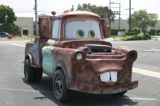 Mater the trusty tow truck in real life