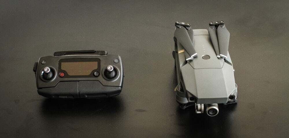 Able to fold up small, the DJI Mavic strikes a good balance between power and portability