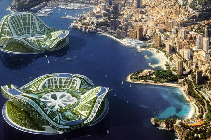 The Lilypad floating city concept is designed to house climate change refugees