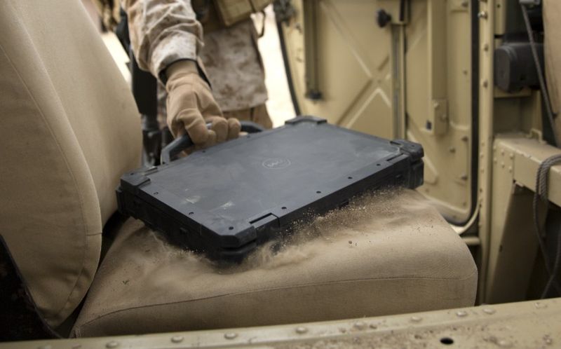The Latitude Rugged Extreme devices are built to withstand harsh outdoor conditions
