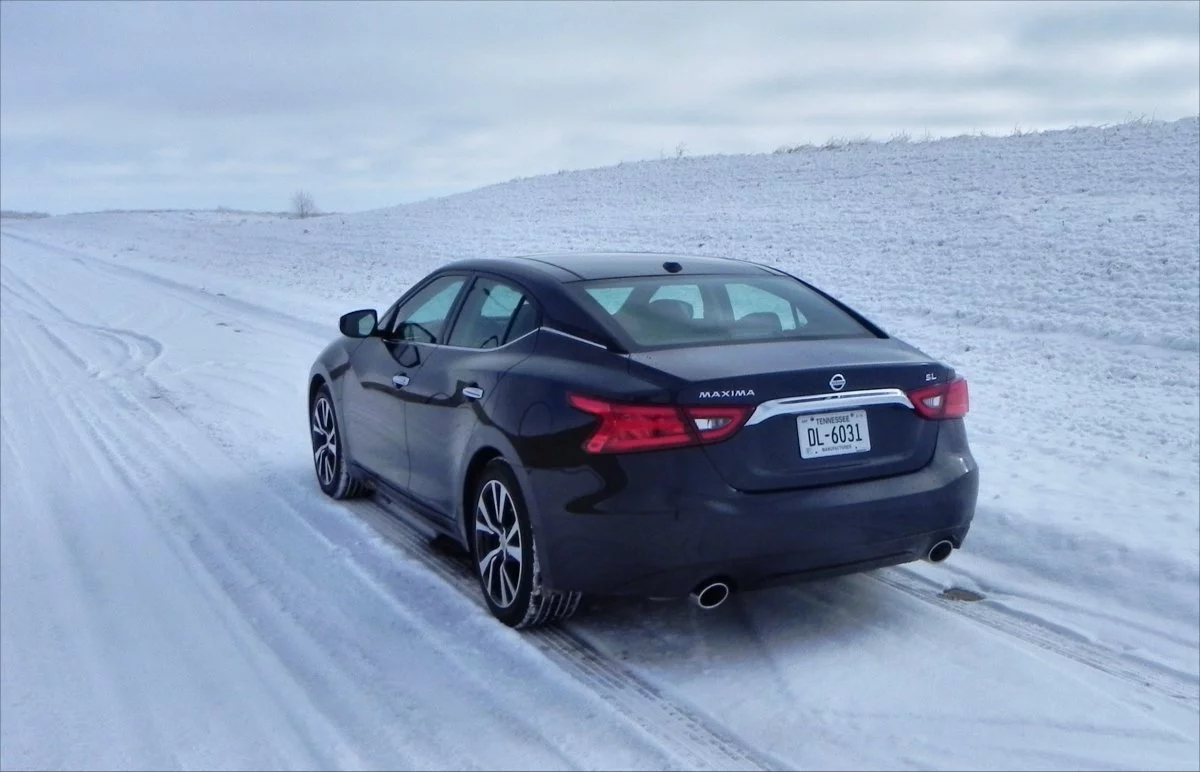 The 2016 Nissan Maxima is a five-seat, four-door, full-sized sedan