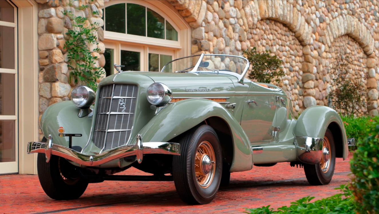 2018 Monterey Car Week Auction Report | 1936 Auburn 852 SC Boattail Speedster | Sold for $1,017,500 | Estimate: from $850,000 to $1,000,000 | Auction: Mecum | Lot S89 | Official Description