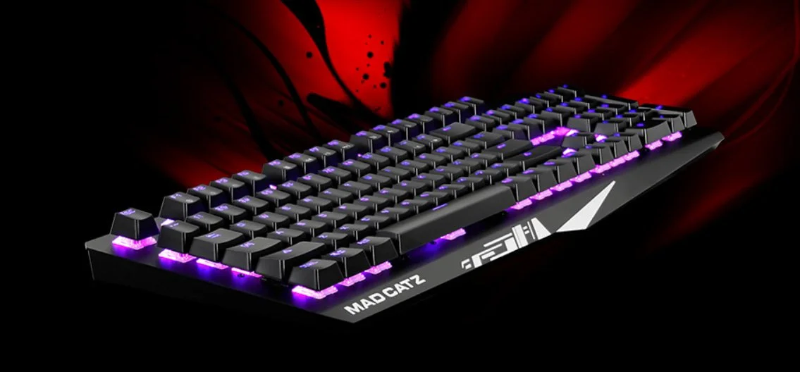 The Strike 4 keyboard from Mad Catz has mechanical switches rated for 50 million key strikes