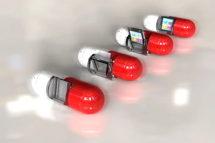 The Pill is a new speaker dock, designed specifically for the sixth-generation iPod nano
