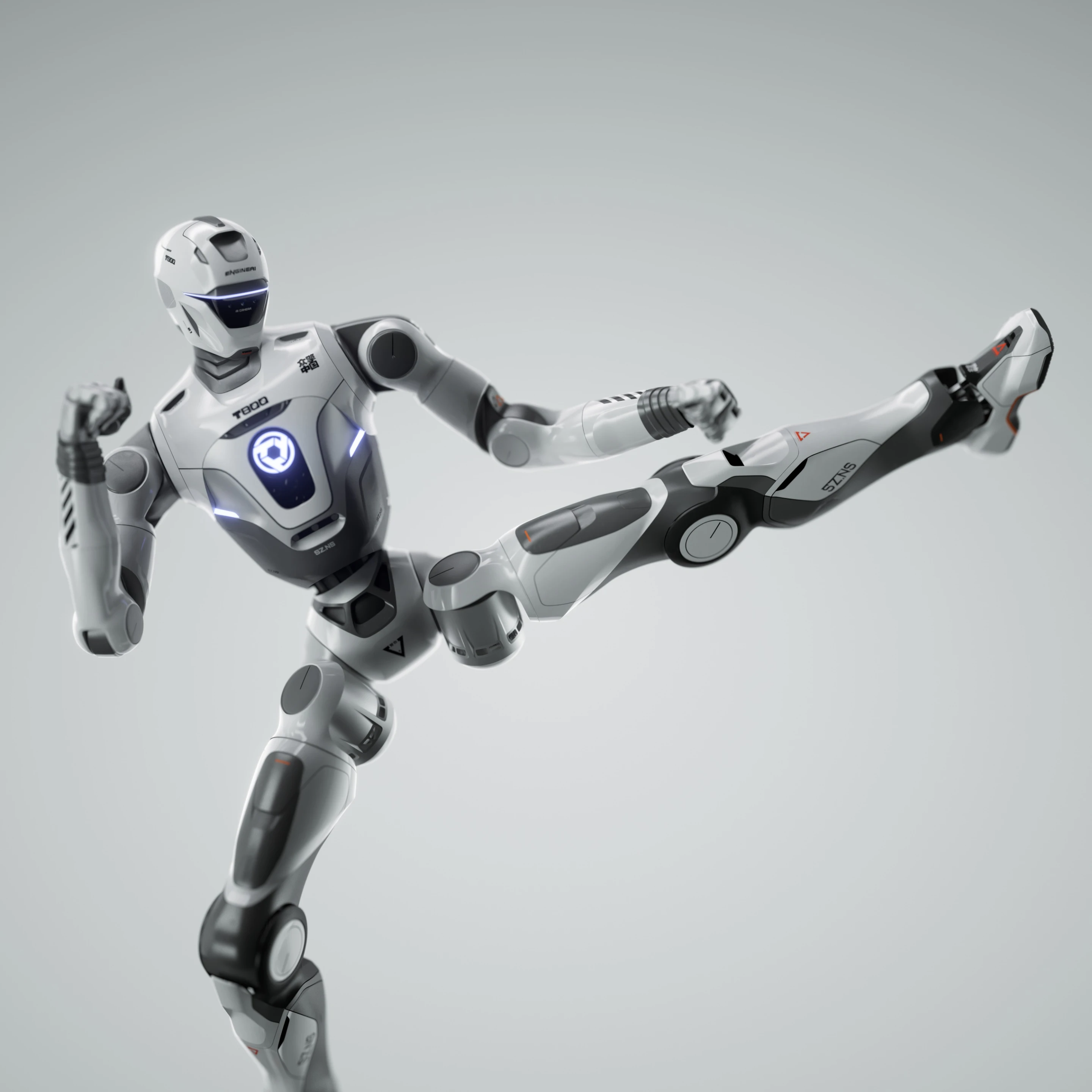 T800 humanoid robot mass production for industrial use