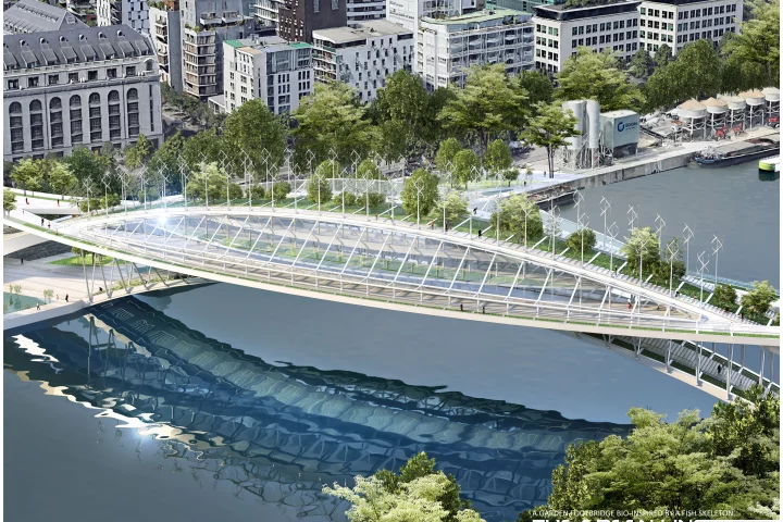 The Green Line would connect Paris' 12th and 13th Arrondissements, improving pedestrian access between the two areas