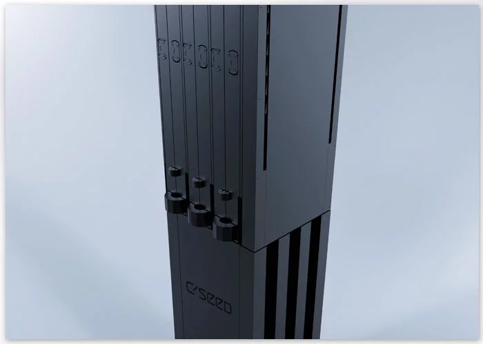 C SEED 201 outdoor LED television folded