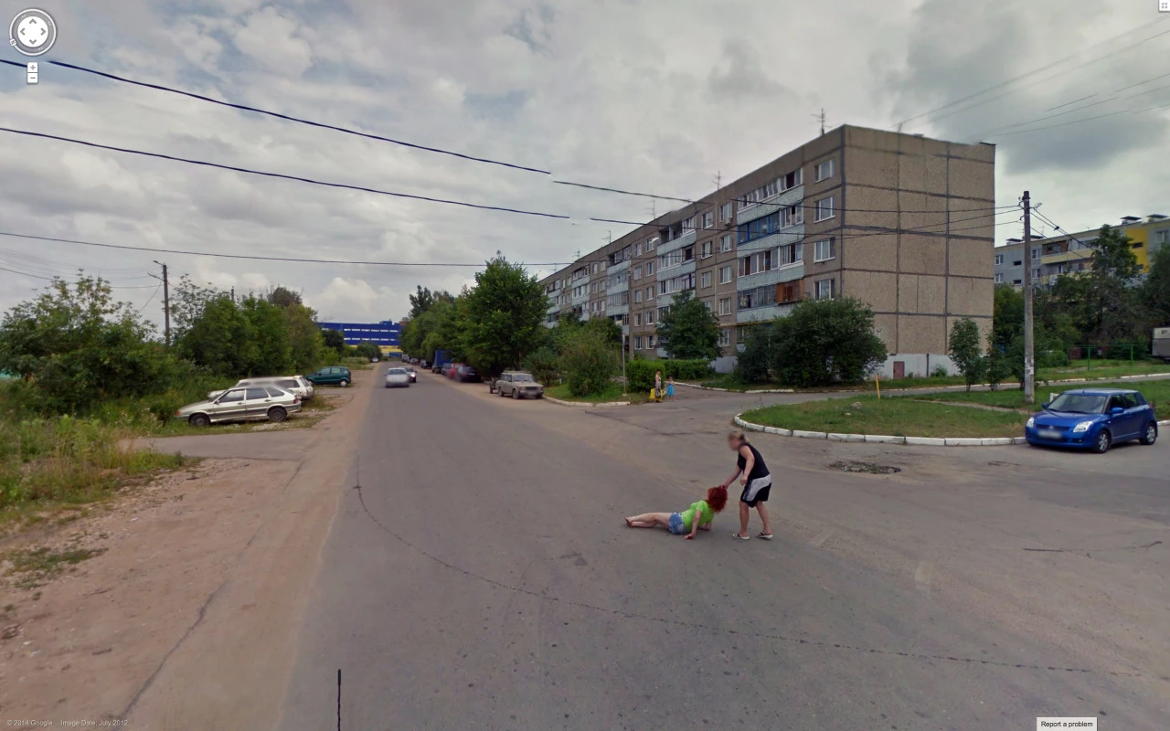 Jon Rafman's 9-Eyes project collects images from Google Street View into an ongoing Tumblr project