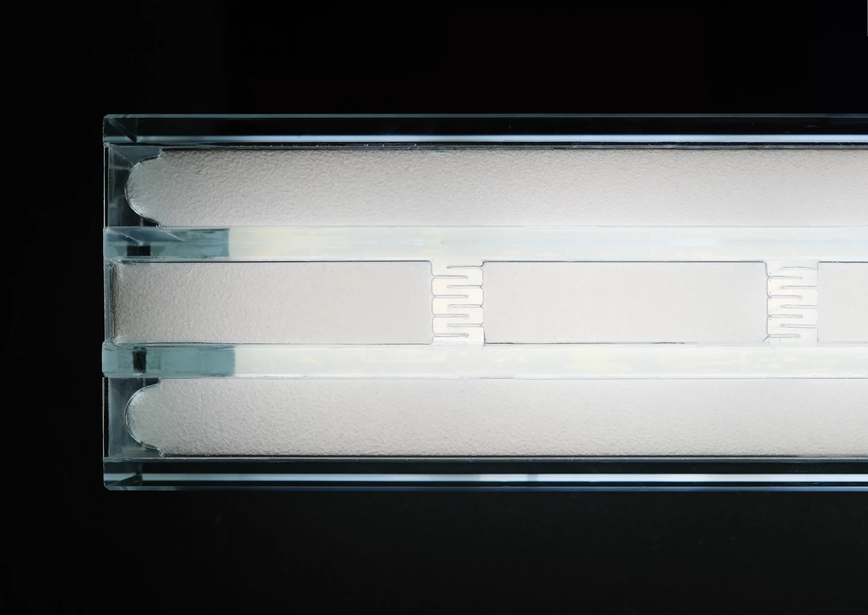 A top-down view of one of the bricks