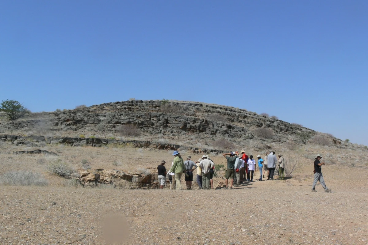 Geologists have discovered unexpected land formations in Namibia, which indicate the area was once covered in glacial ice