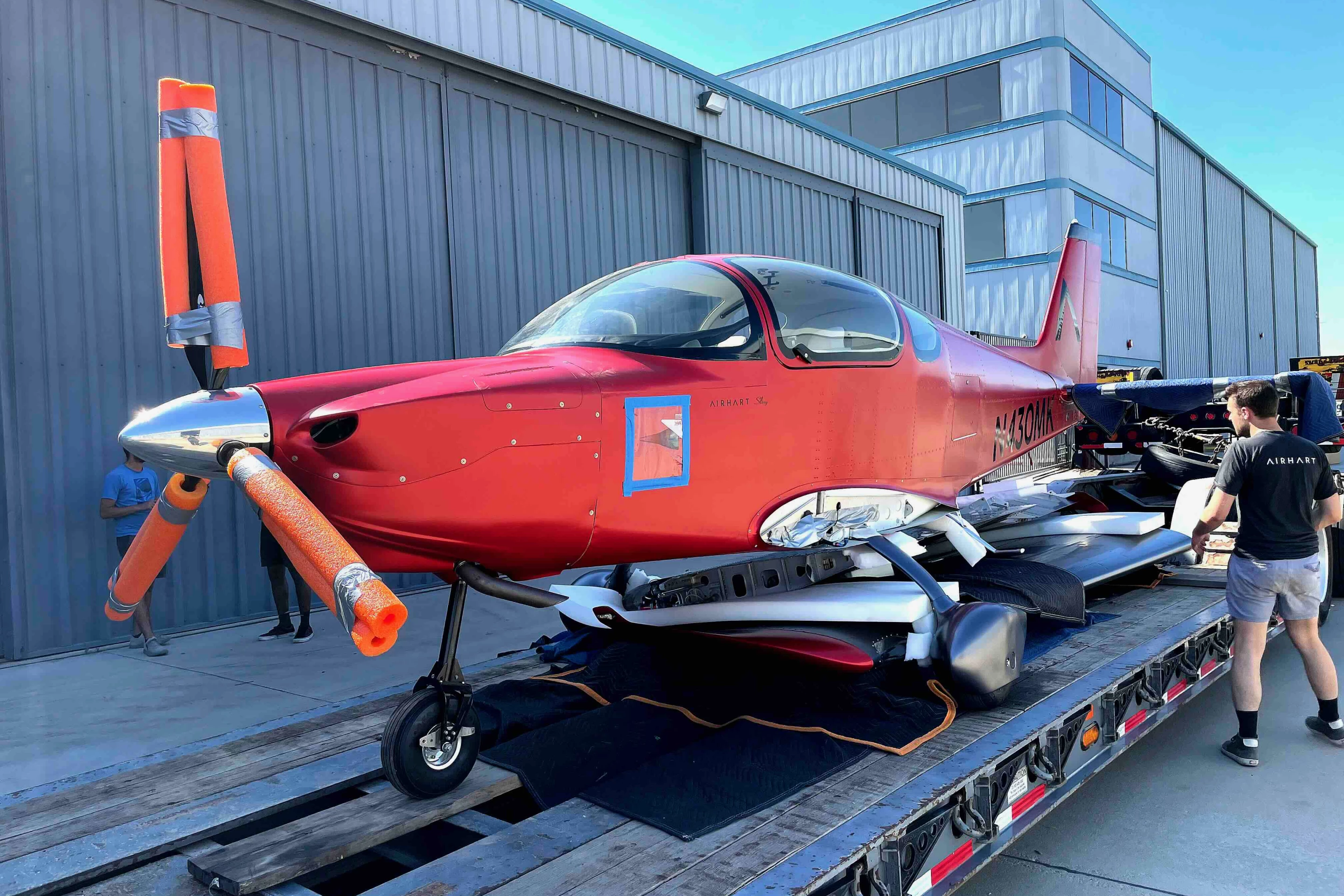 The turboprop prototype, minus its wings – an electric model may be introduced in the future
