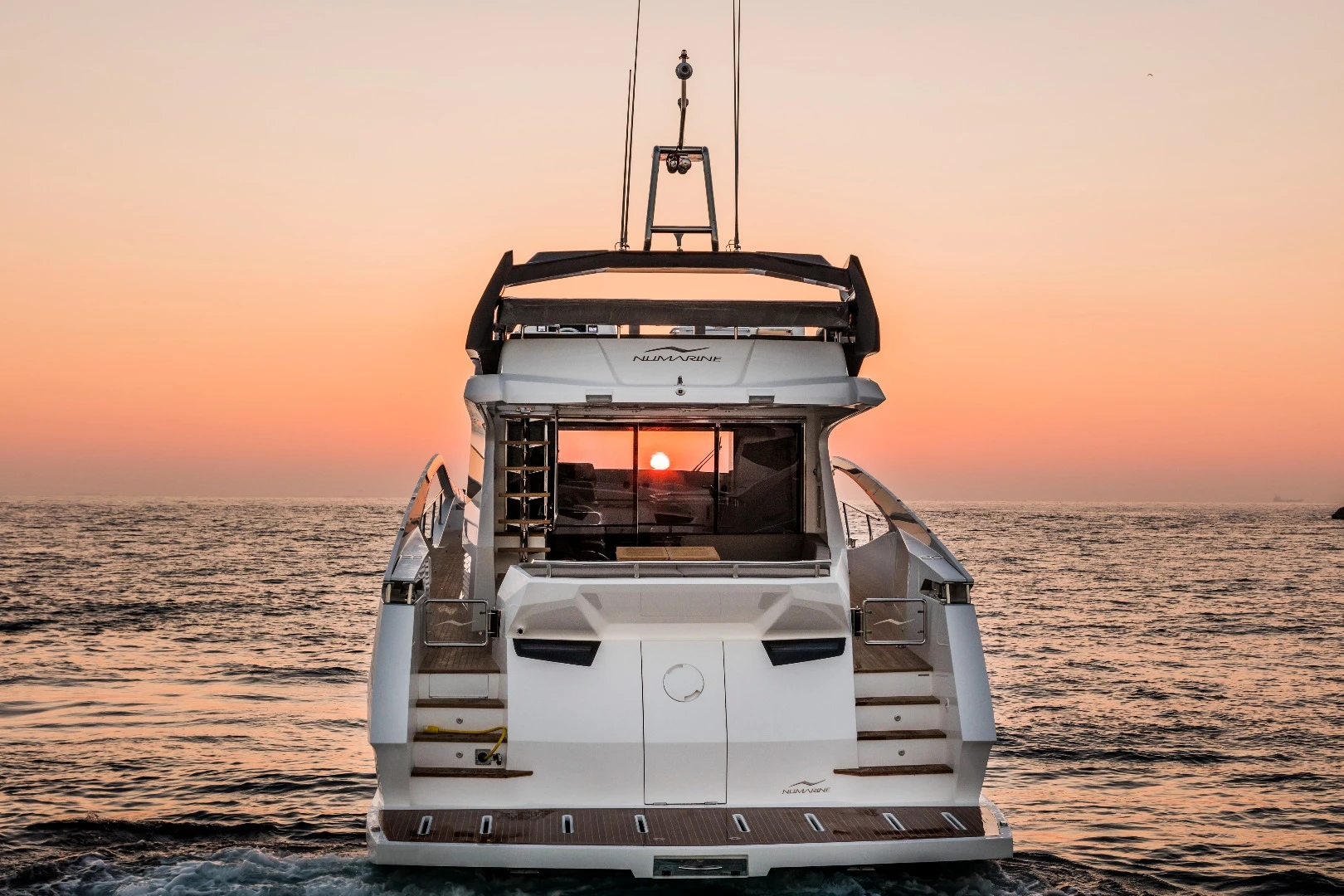 The rear of the Numarine 62FLY