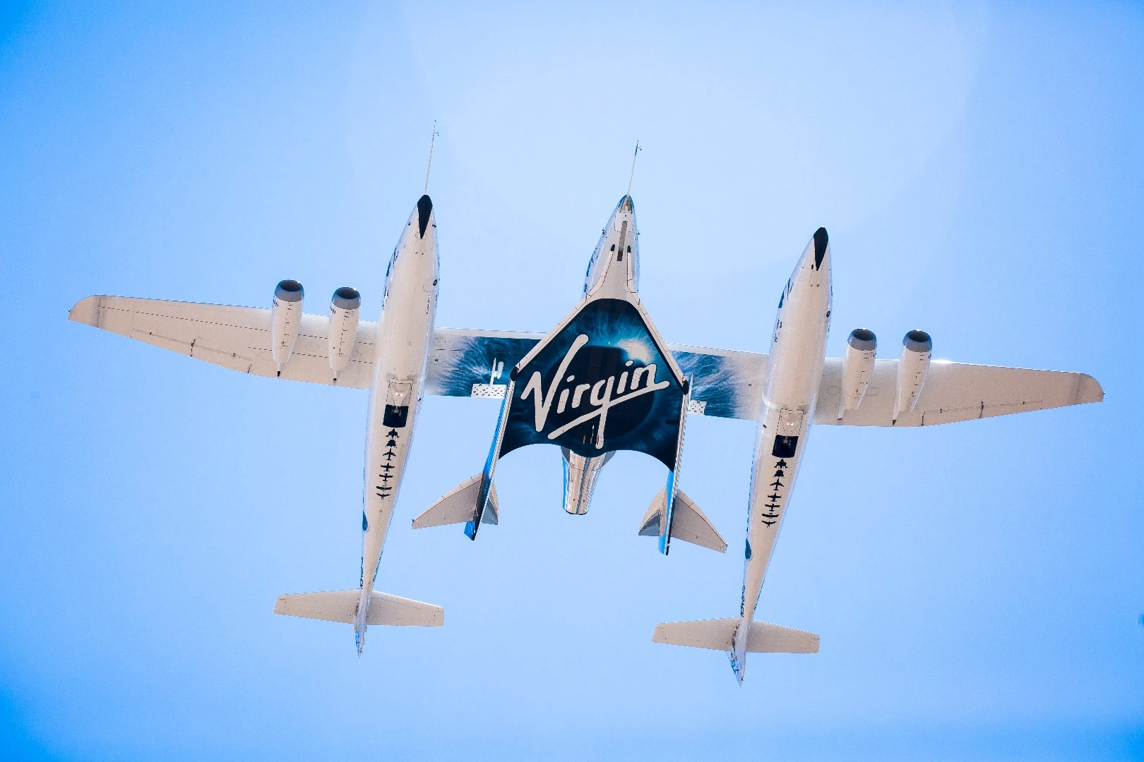 The purpose of the flight was to meadure airflow over VSS Unity