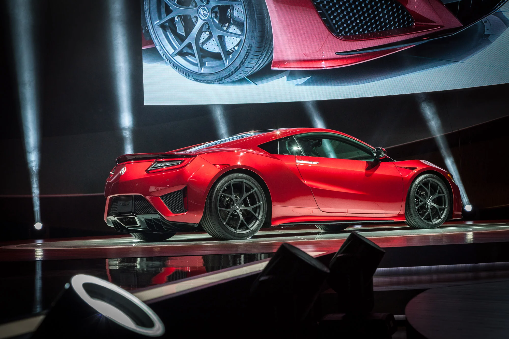 The production spec Acura NSX Version 2.0