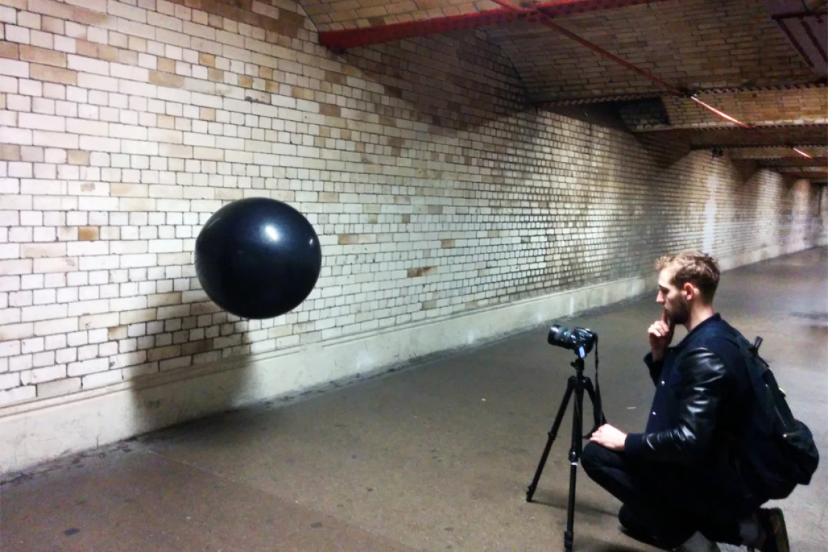 Space Replay is a floating sphere that records and replays the sounds around it