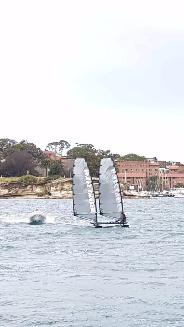 The Wave Chaser in action on Sydney Harbour