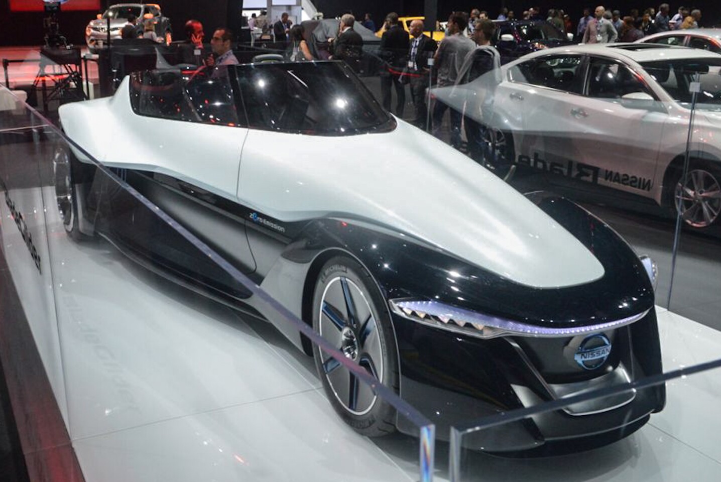 The Nissan BladeGlider shows up a year after its global debut (Photo: C.C. Weiss/Gizmag.com)