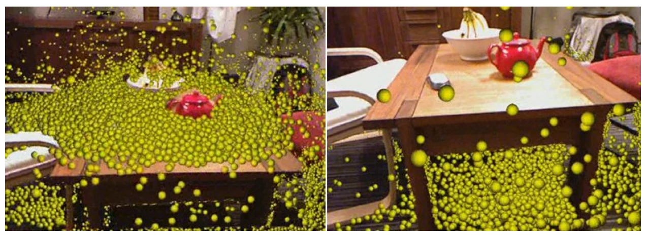 Kinect Fusion can also be used for augmented reality applications