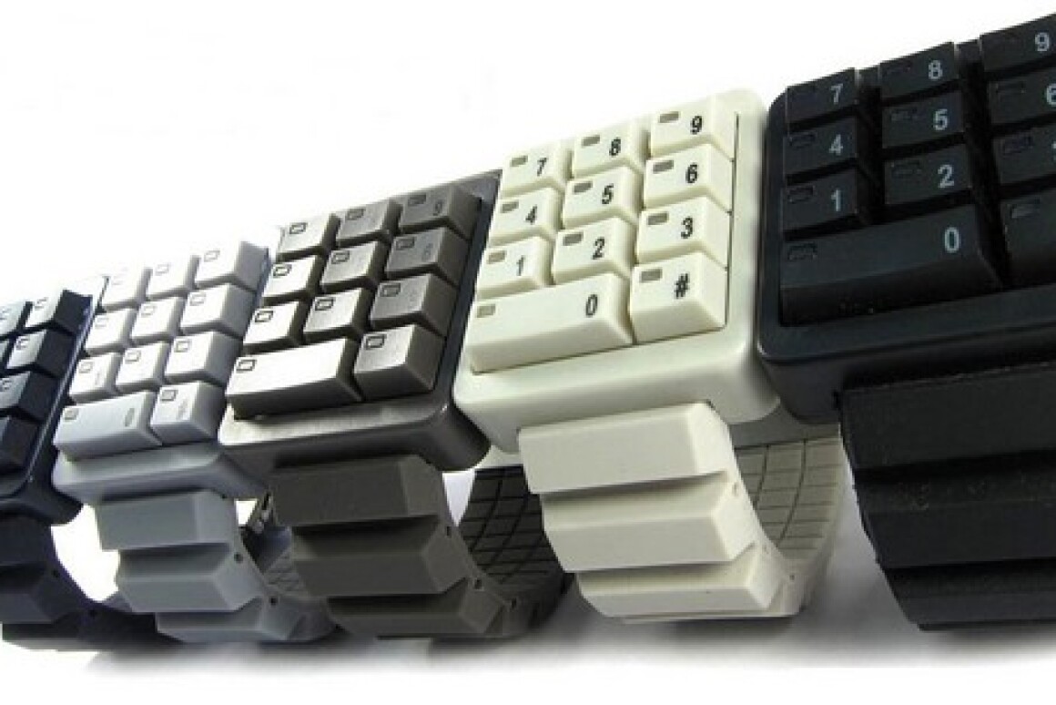 Click Keypad watch displays the time and date in a unique way