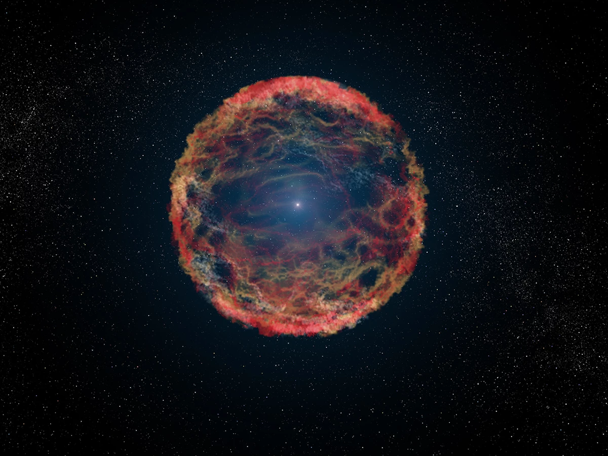 A star accompanying a supernova in close orbit has been discovered using NASA's Hubble Space Telescope (Image: NASA/STScI)