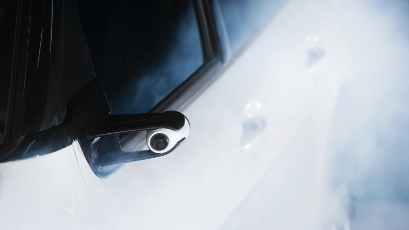 Rear-mirrors have been scrapped for slimline cameras