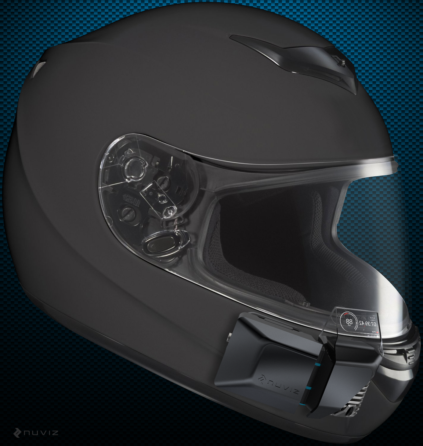 RideHUD brings headup display tech to existing motorcycle helmets