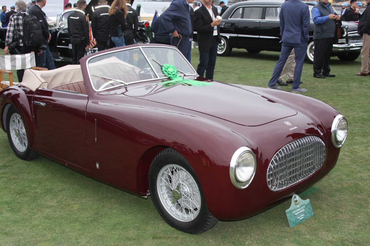 The winner of the ArtCenter College of Design Award was this 1947 Cisitalia 202 SC Vignale Cabriolet owned by Janice Feldman, Singapore