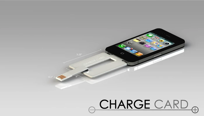 The ChargeCard is small enough to fit in a wallet or purse