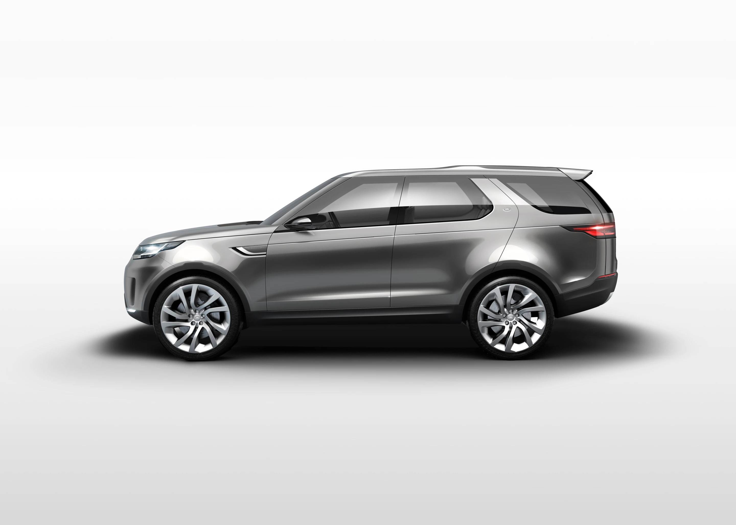 The Land Rover Discovery Vision concept uses has a subdued style