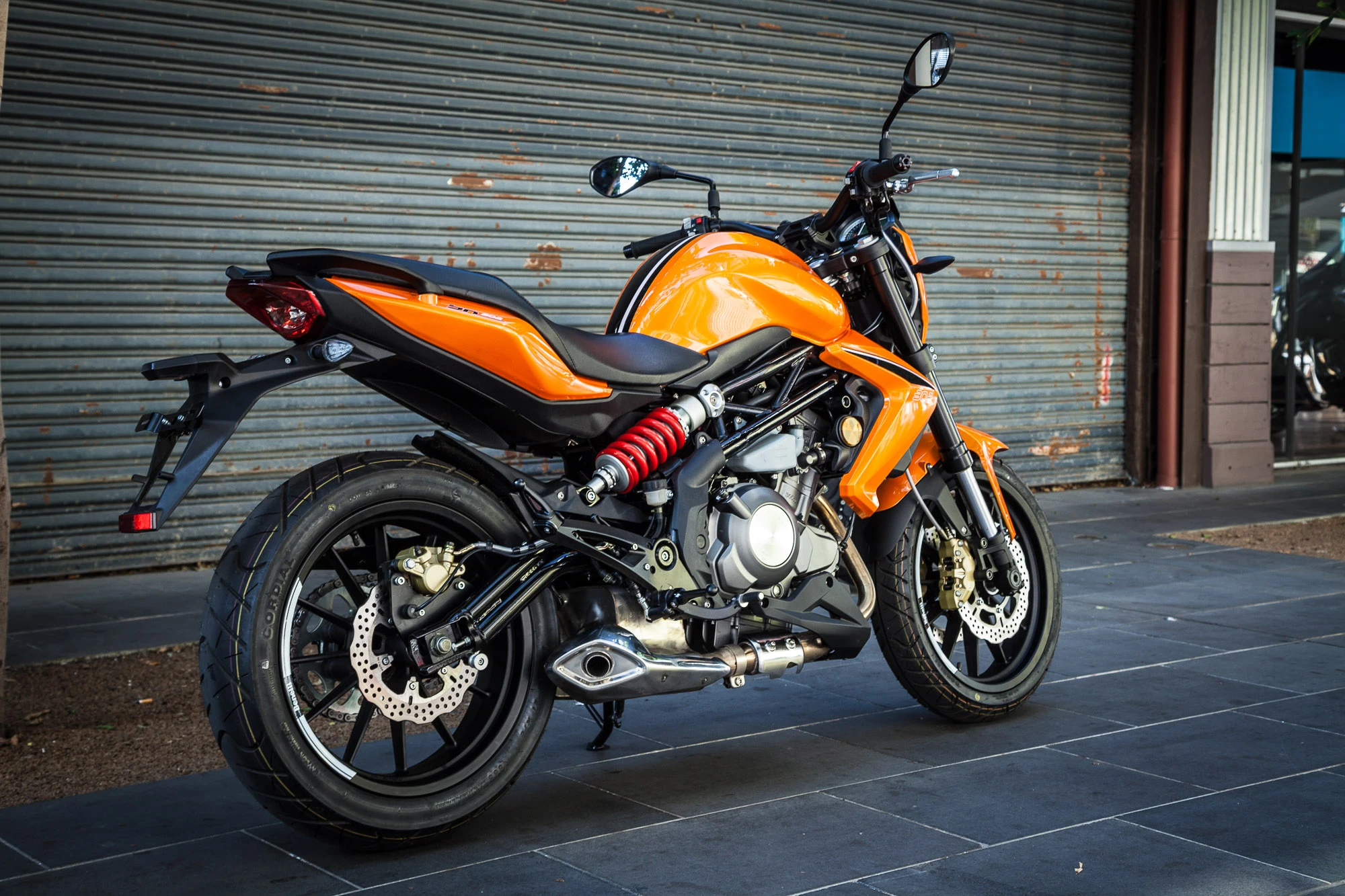 The Benelli BN302 (Photo: Loz Blain)