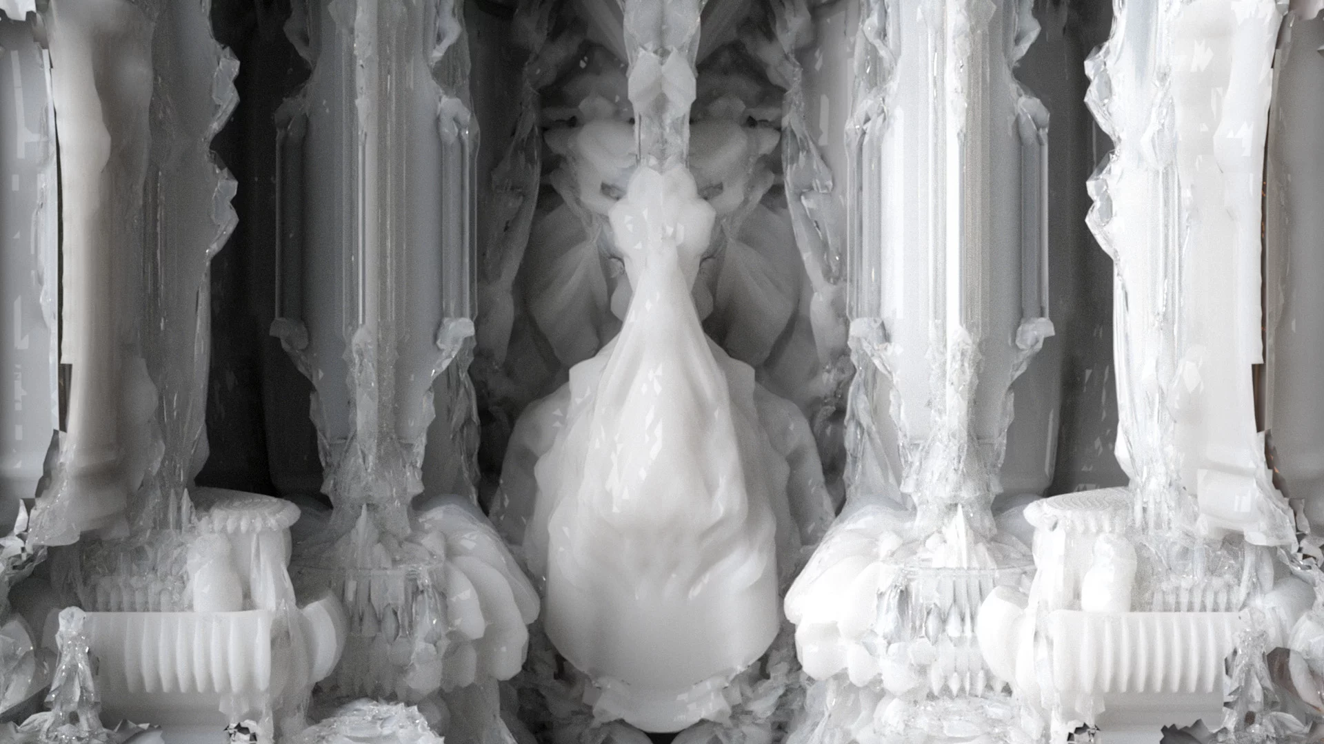 The design contains 260 million individual facets (Photo: Hansmeyer / Dillenburger)