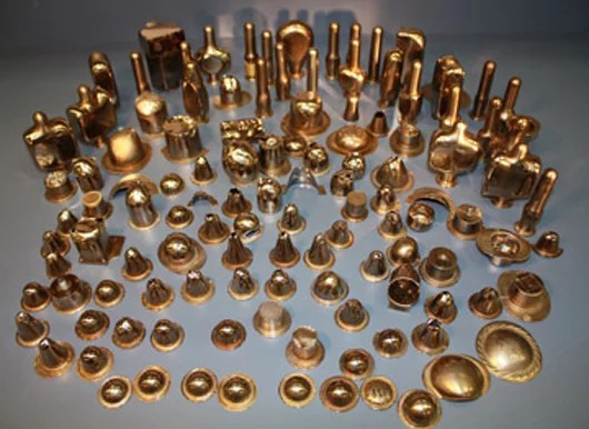 Just some of the shapes and geometries that can be blow molded with BMG