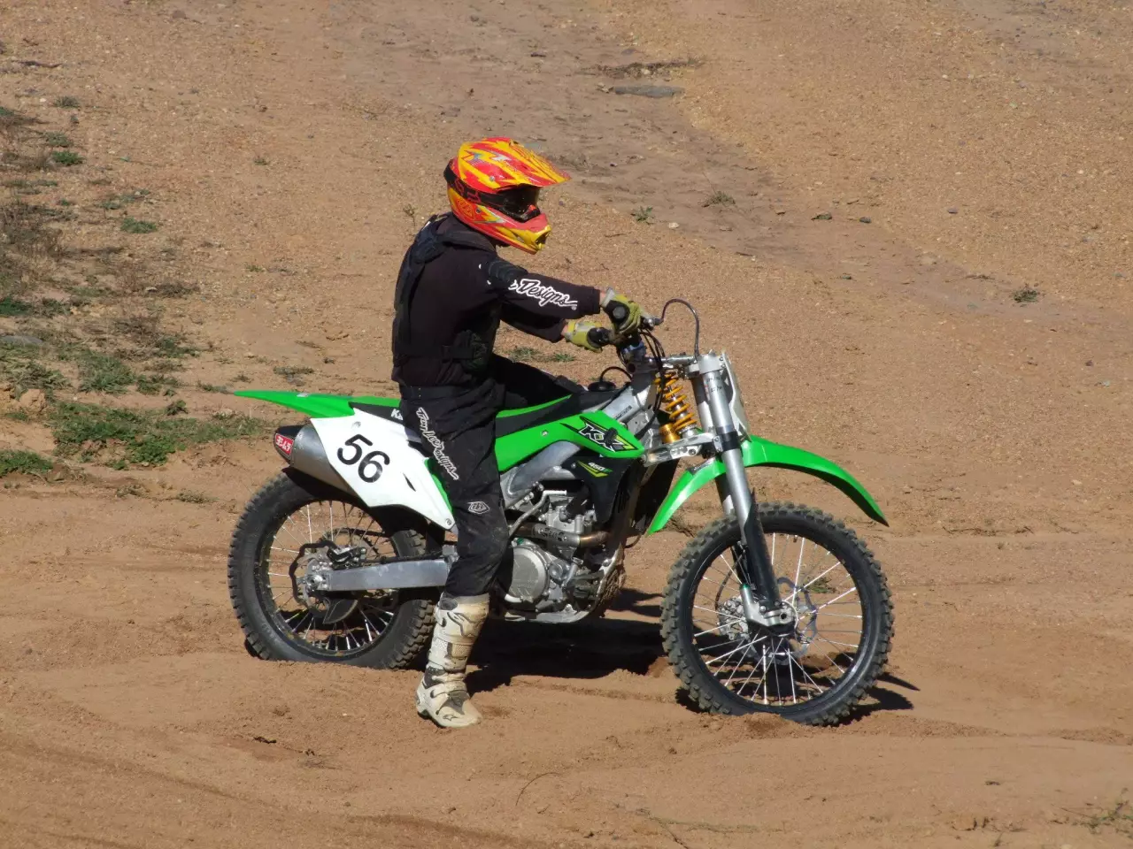 An earlier iteration of the TwoEvo front end out in the dunes