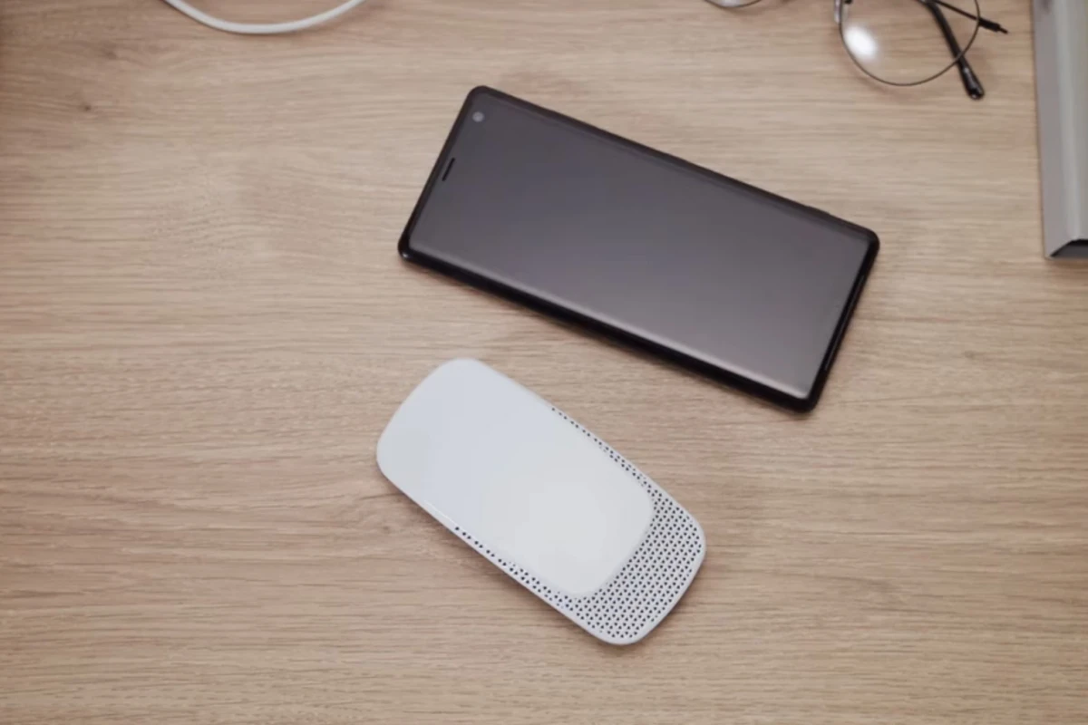 The Reon Pocket is operated via a smartphone app